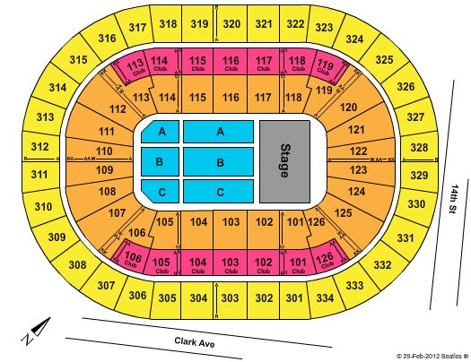 Scottrade Center Seating Chart