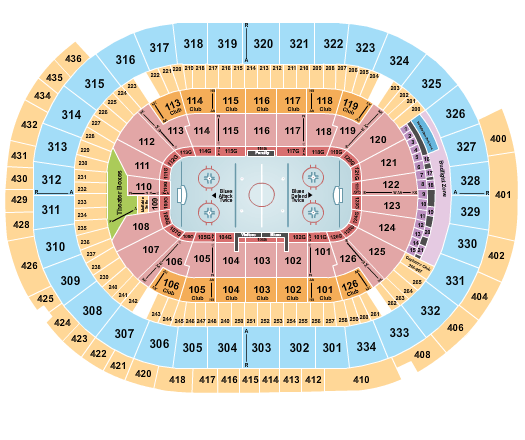 St Louis Blues Hockey Seating Chart