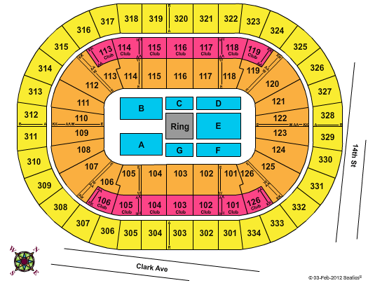 Scottrade Center Seating Chart