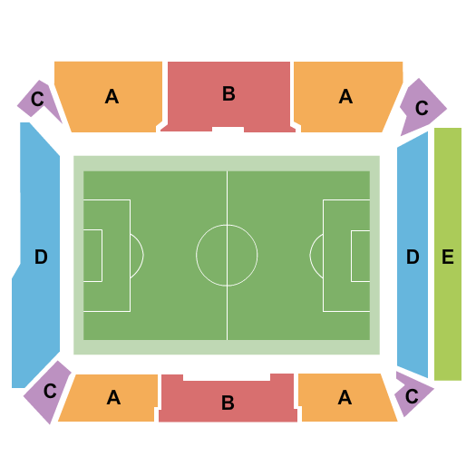 ScottsMiracle-Gro Field Seating Chart: LA28 - Football (Soccer)