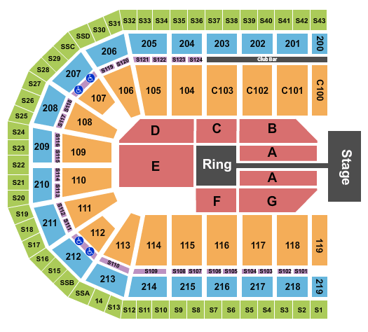 Sears Centre All In Seating Chart