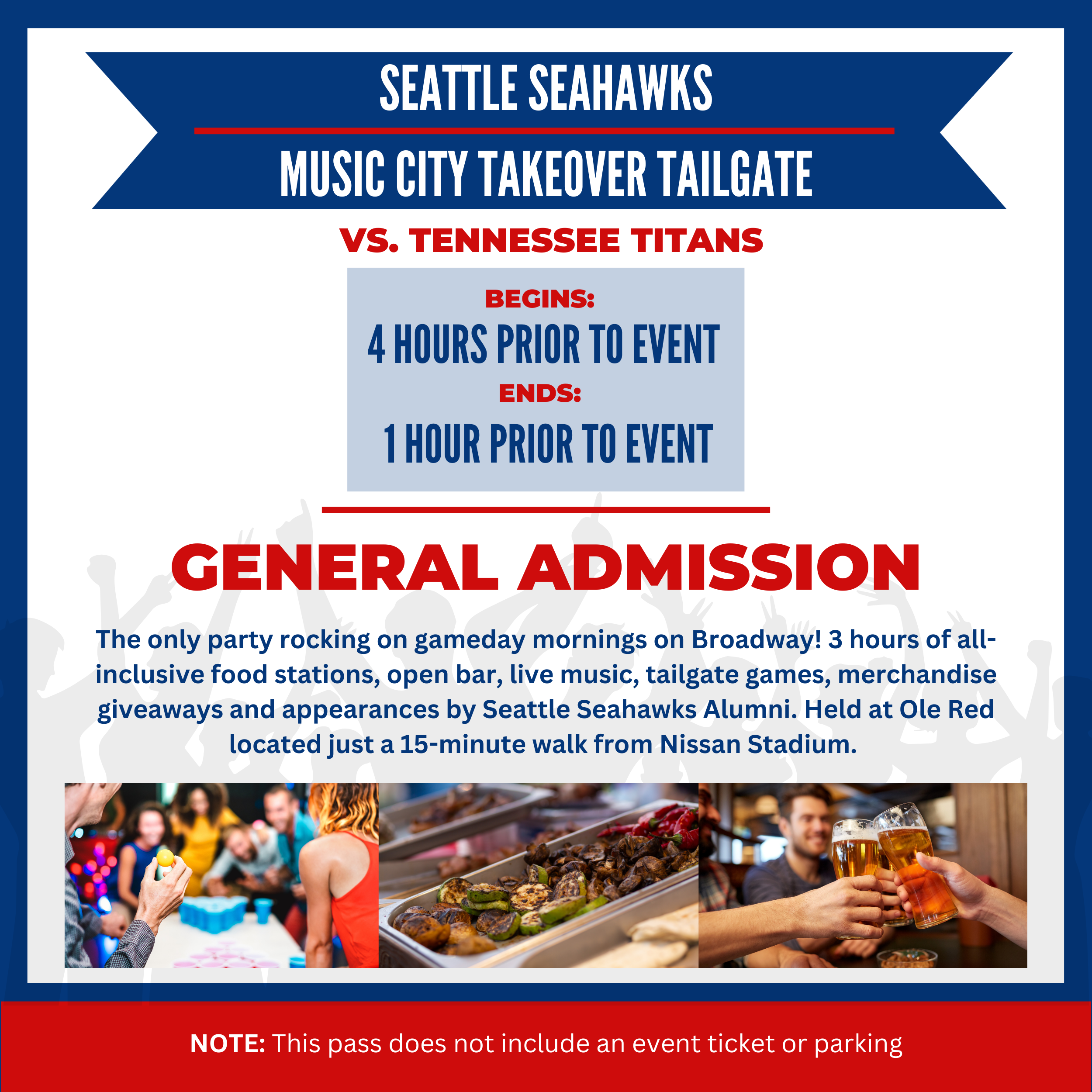 Ole Red - Nashville Seating Chart: Seattle Tailgate