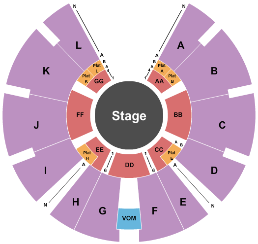 Security Square Mall Seating Chart: Universoul Circus 3