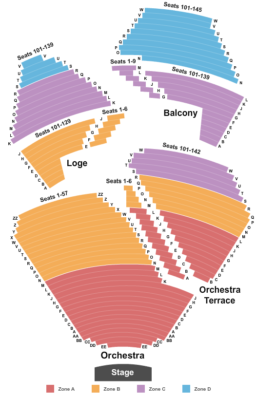 Long Beach Nutcracker Seating Chart