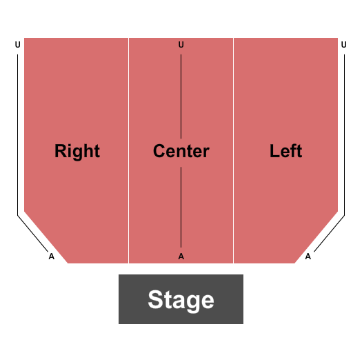 Seminole Casino Brighton Event Center Seating Chart: End Stage