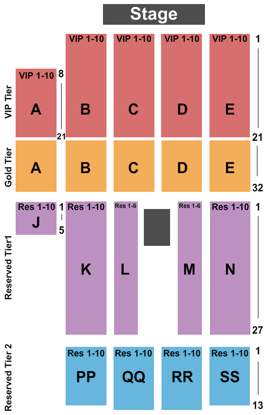 Riverwind Casino Concert Seating Chart