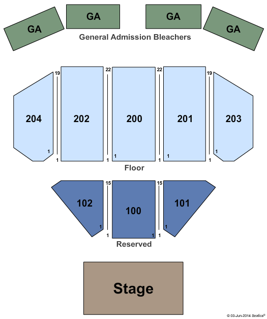 Seneca Niagara Casino Seating Chart