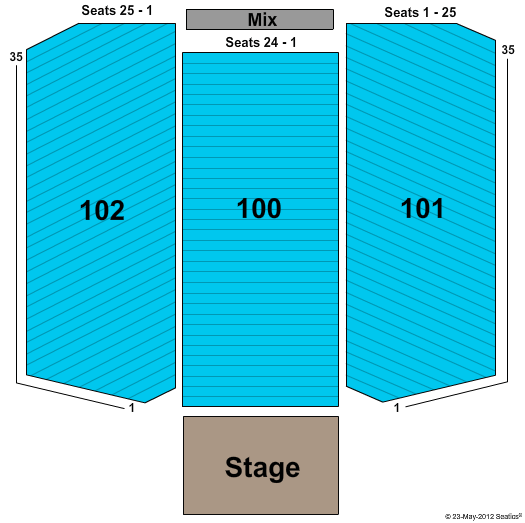 Seneca Allegany Seating Chart