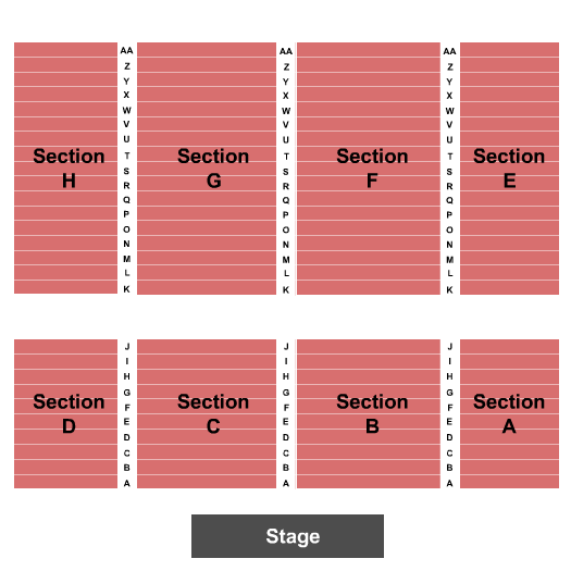 Seven Feathers Hotel & Casino Seating Chart: Endstage 4