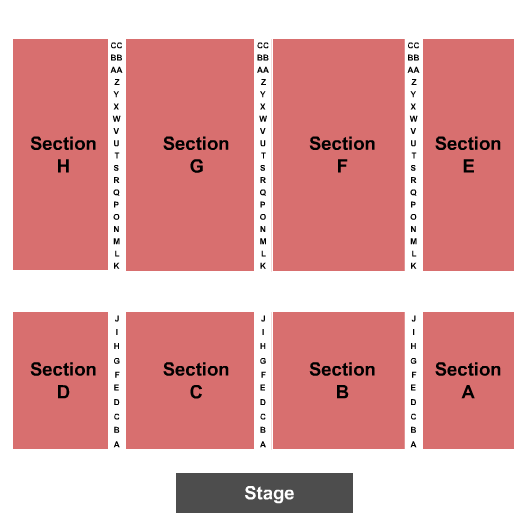 Seven Feathers Hotel & Casino Seating Chart: Endstage 5