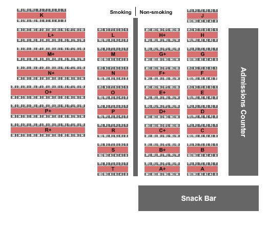 Seven Feathers Hotel & Casino Seating Chart: Bingo