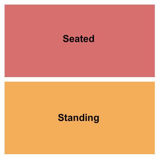 Shalin Liu Performance Center Seating Chart: Seated/Standing