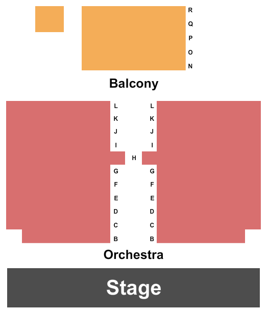 Shawnee Playhouse Seating Chart: Endstage