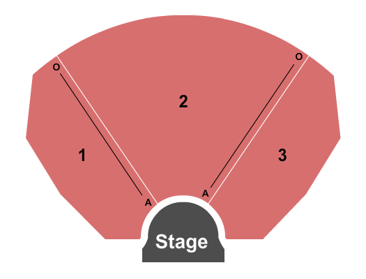 Shea's 710 Theatre Seating Chart: End Stage