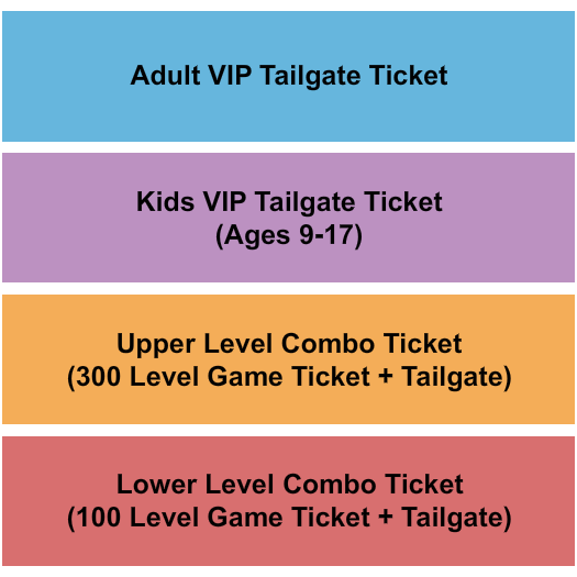 Shed #5 Seating Chart: VIP Tailgate
