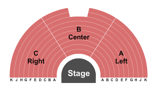 Shelton Auditorium At Butler Arts Center Seating Chart: Endstage