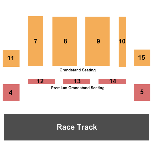Shenandoah County Fairgrounds Seating Chart: Endstage Reserved