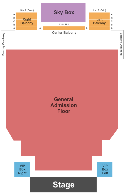 Sherman Theater Seating Chart
