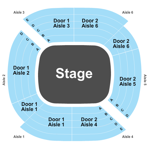 Sheryl and Harvey White Theatre - The Old Globe Seating Chart: Center Stage 2