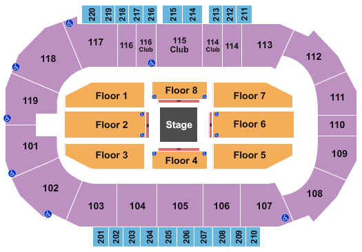 Molson Canadian Amphitheatre Seating Chart