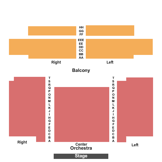 Shoals Theater Seating Chart