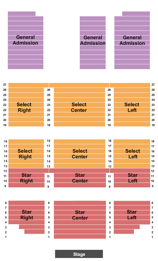 Bemidji Sanford Center Seating Chart