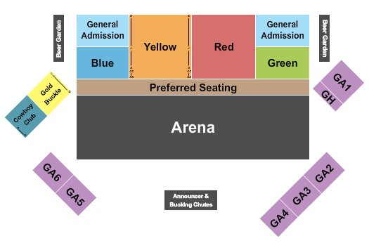 Shouse Arena At Twin Falls County Fair Seating Chart: Rodeo