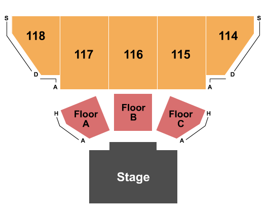 Show Me Center Seating Chart: Paw Patrol 2