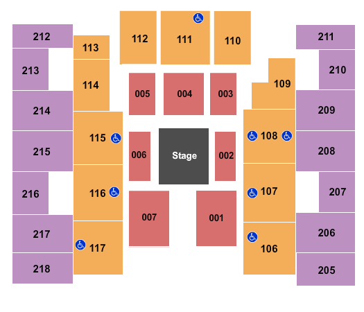 Ricoh Coliseum Wwe Seating Chart