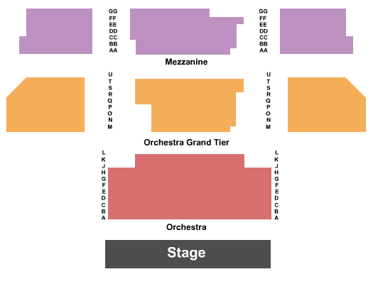 Sidney Harman Hall Seating Chart