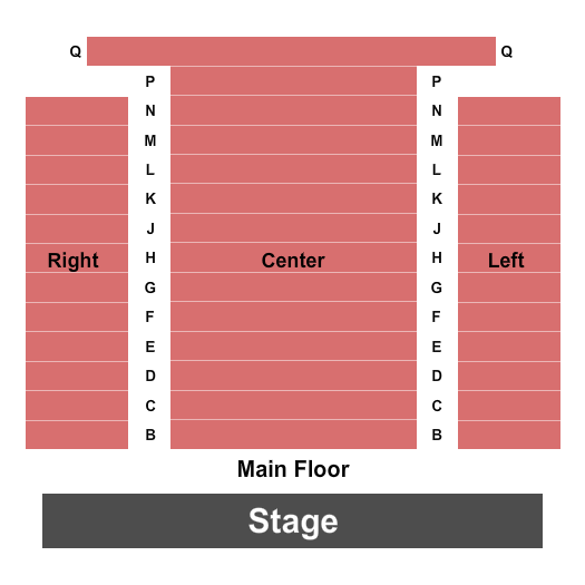 Sierra 2 Center Seating Chart: Endstage