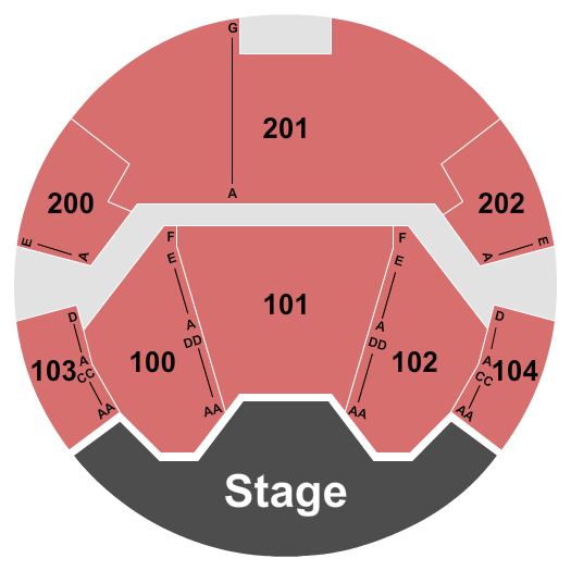 Siesta Valley Bowl Seating Chart: Endstage 2