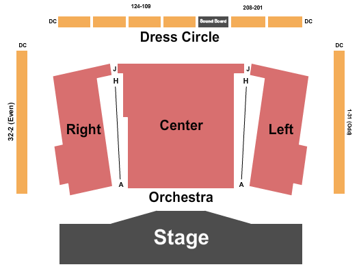 The Max at Signature Theatre - Arlington Seating Chart: End Stage