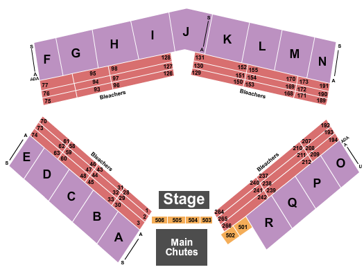 Sikeston Jaycee Bootheel Rodeo Seating Chart: Rodeo 2