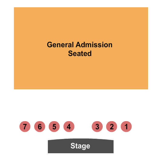 Silver Creek Event Center At Four Winds Seating Chart: GA/Tables