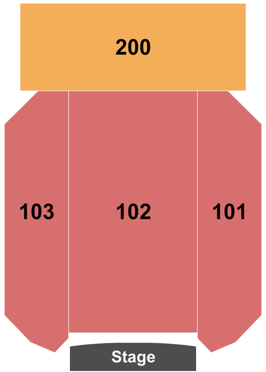 Silver Creek Event Center At Four Winds Seating Chart: Endstage-4