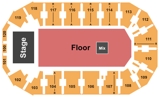 Cable Dahmer Arena Seating Chart