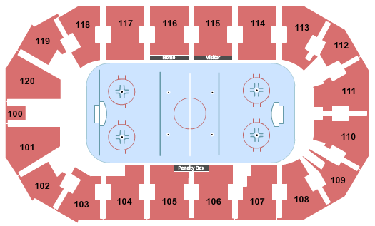 Cable Dahmer Arena Seating Chart: Hockey