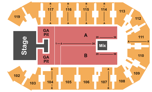 Seating Chart For Silverstein Eye Center