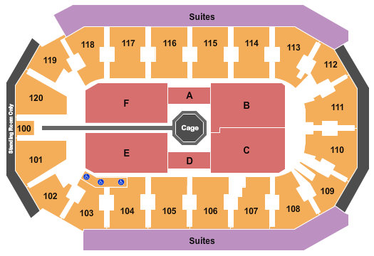 Cable Dahmer Arena Seating Chart: MMA 2