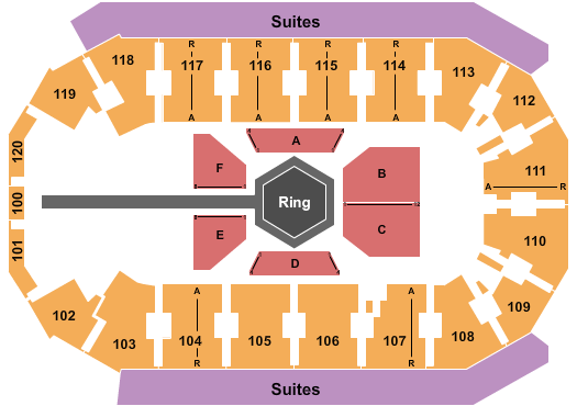 Cable Dahmer Arena Seating Chart: MMA