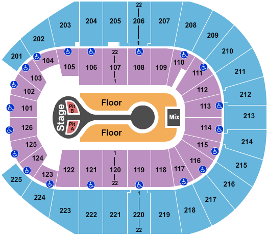 Simmons Bank Arena Seating Chart: Benson Boone