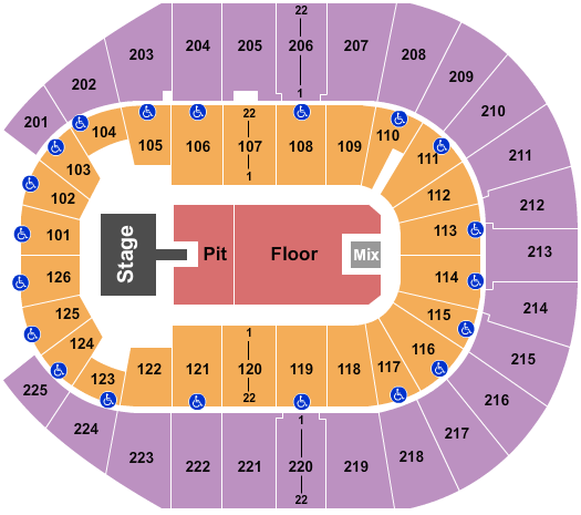Simmons Bank Arena Seating Chart: Ella Langley
