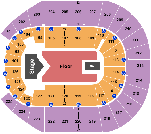 Simmons Bank Arena Seating Chart: Jelly Roll