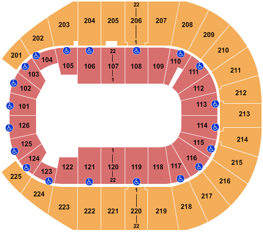 Simmons Bank Arena Seating Chart: Monster Jam