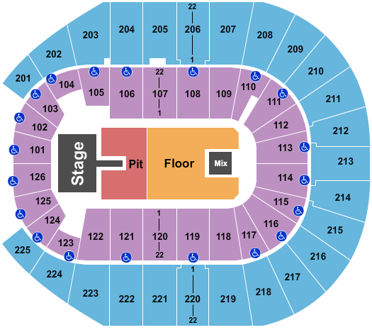 Simmons Bank Arena Seating Chart: Parker McCollum