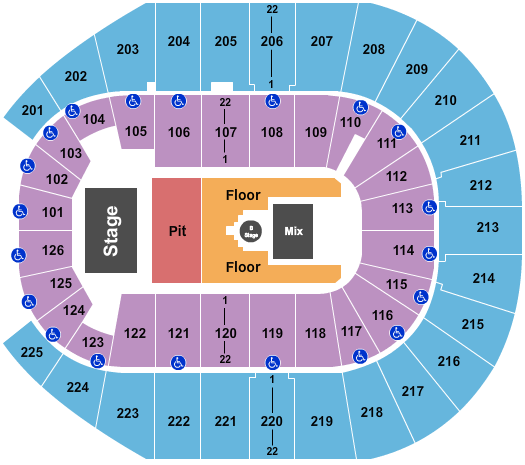 Simmons Bank Arena Seating Chart: Tyler Childers