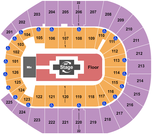 Simmons Bank Arena Seating Chart: Zach Bryan