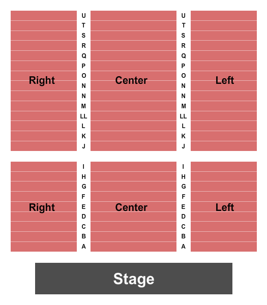 Simon Parrilla Bar & Grill Seating Chart: Endstage