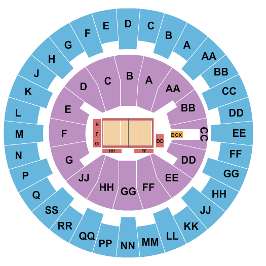 SimpliFi Arena At Stan Sheriff Center Seating Chart: Volleyball